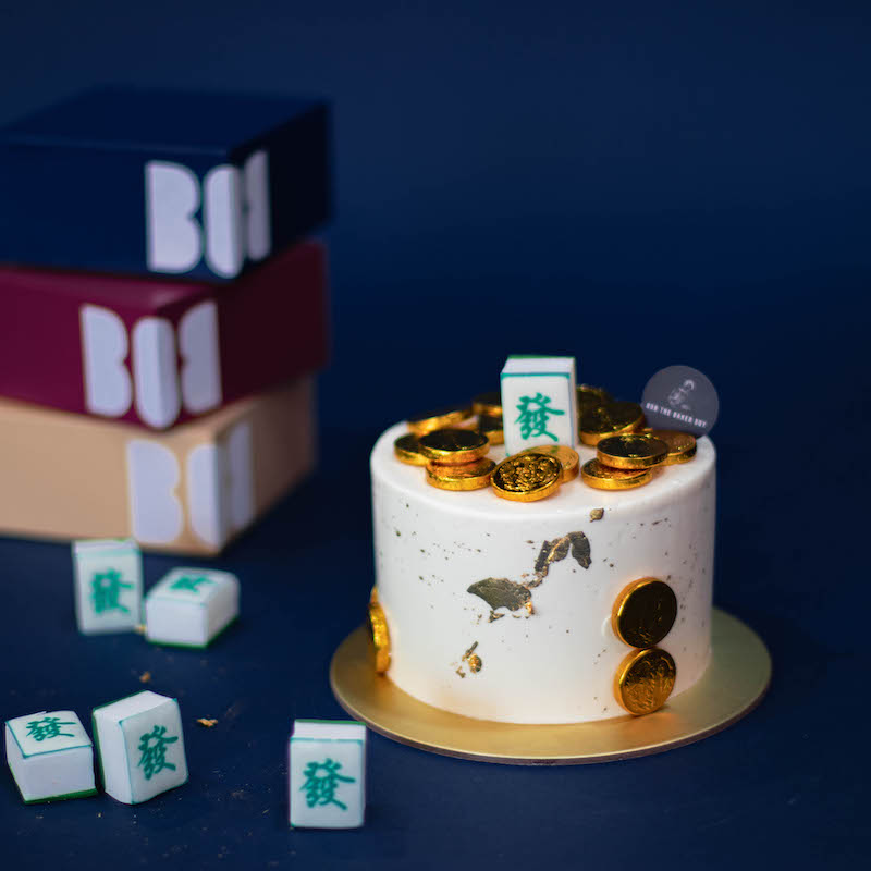 Lucky FA Fortune Mahjong Mini Cake